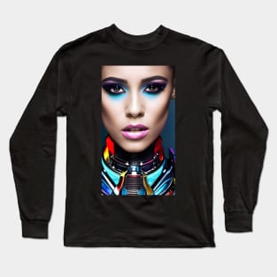 Hot Cyborg Long Sleeve T-Shirt